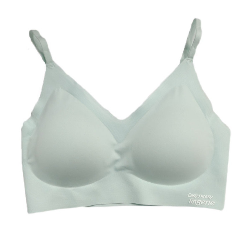 1168 Simple y sin costuras, liso, sin tamaño, desnudo, cómodo, estilo chaleco, ropa interior de descompresión, sujetador de estudiante para niña