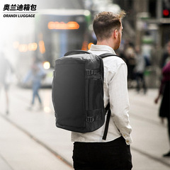跨境新款大容量商务双肩包男士电脑背包学生书包出差旅行包行李包