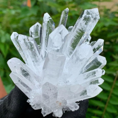 天然の白い水晶のクラスターのエネルギーの置物の水晶の原石のブレスレットの消磁の浄化の結晶のクラスターの水槽の造景の結晶のクラスターの卸売り