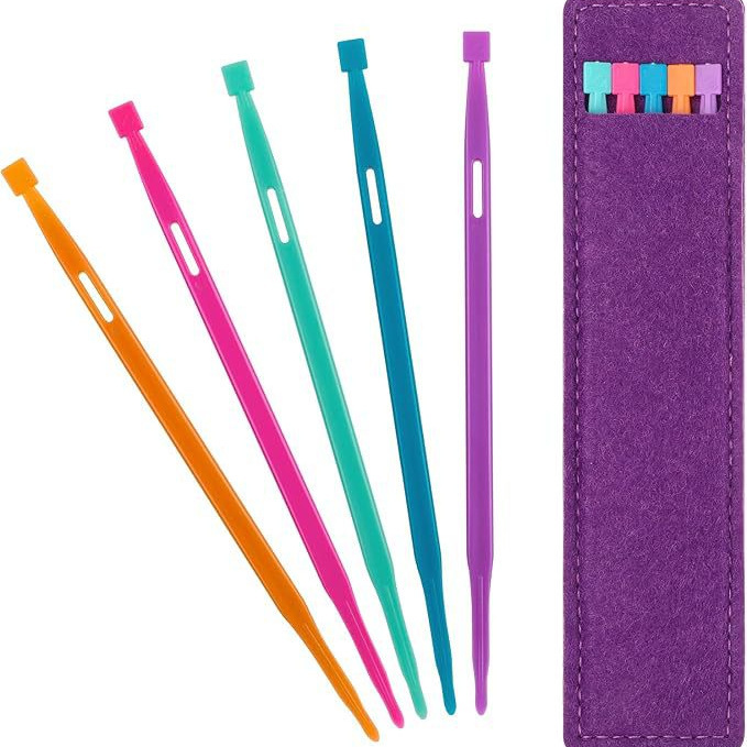 Enhebrador de cinta de plástico Enhebrador de herramienta de banda elástica Enhebrador de cuerda Enhebrador de cinturón Conjunto de artefacto