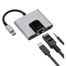 type-c�DRJ45�W���D�Q�����׾W�ٳ��+3.5mm���C֧���Z��ͨԒ