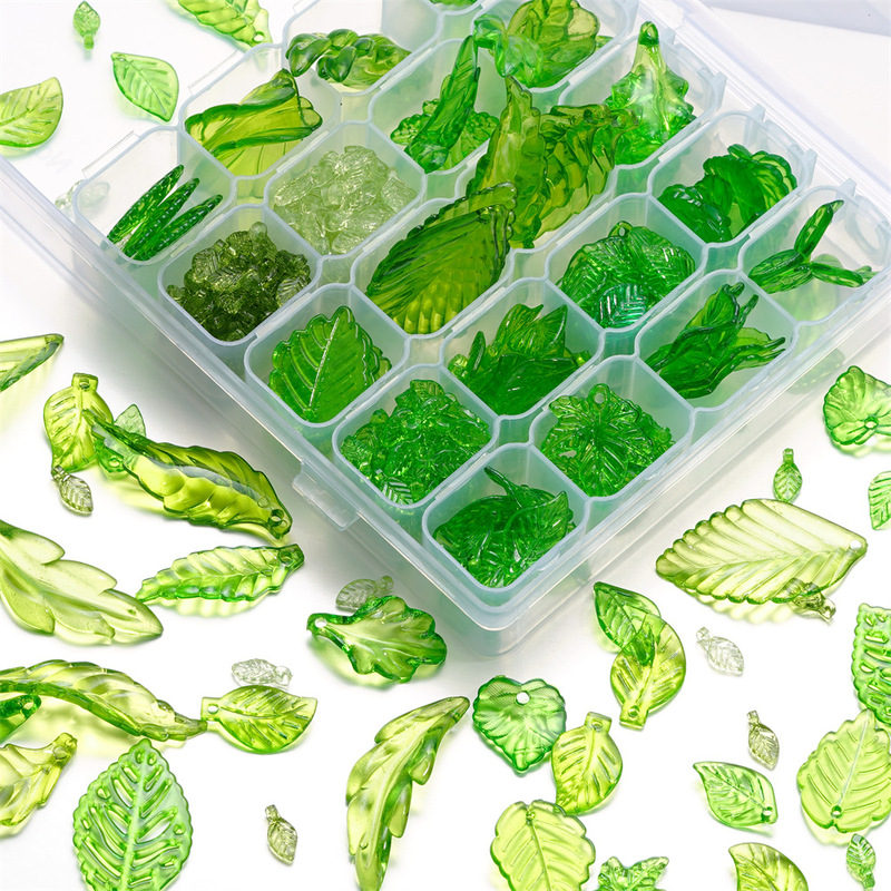 Acrylic Transparent Small Leaves Green Leaf Pendant DIY Handmade Jewelry Accessories Necklace Earrings Pendant Pendant Acrylic Transparent Small Leaves Green Leaf Pendant DIY Handmade Jewelry Accessories Necklace Earrings Pendant Pendant