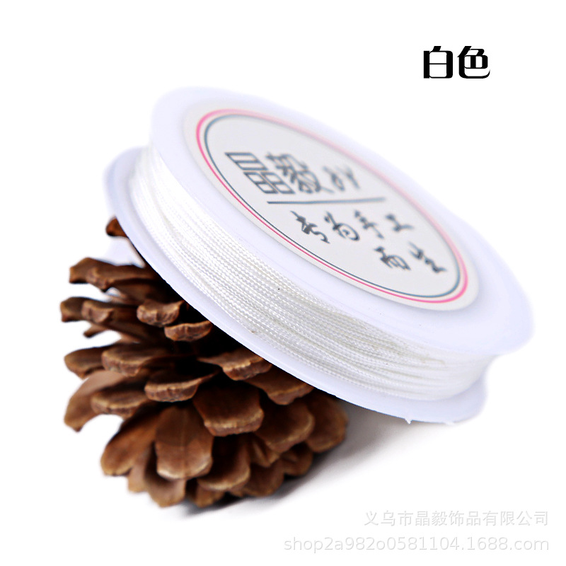 Fábrica directa 1mmA hilo Jade hilo DIY accesorios de joyería hechos a mano hilo trenzado hilo torcedura borla alambre lote