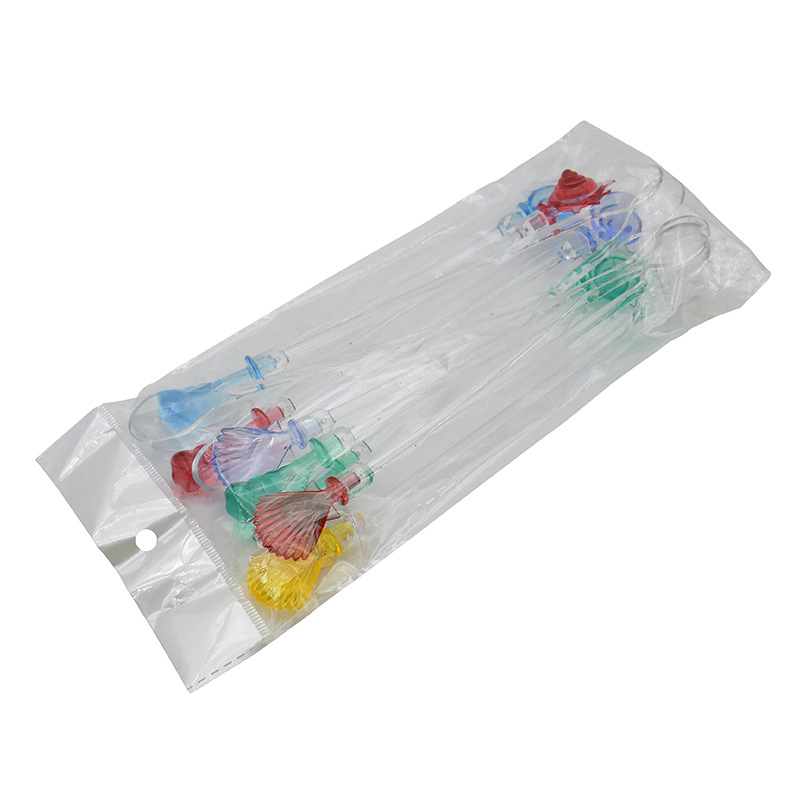 Acrílico océano modelado arte cuchara cóctel decoraciones vino vidrio arte modelado cuchara Acrílico