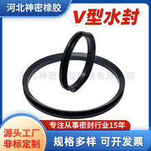 厂家供应VA VE型水封密封圈丁晴橡胶无骨架油封防尘 V型密封圈
