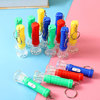 Electric electronic flashlight for elementary school students, small handheld toy, keychain, Birthday gift