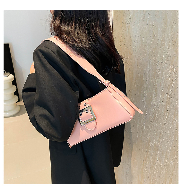 Uformell armhule for kvinner 2024 Ny enkel fransk pinne Fasjonabel vestlig stil Håndholdt pendlerskulder liten firkantet_voghion.com