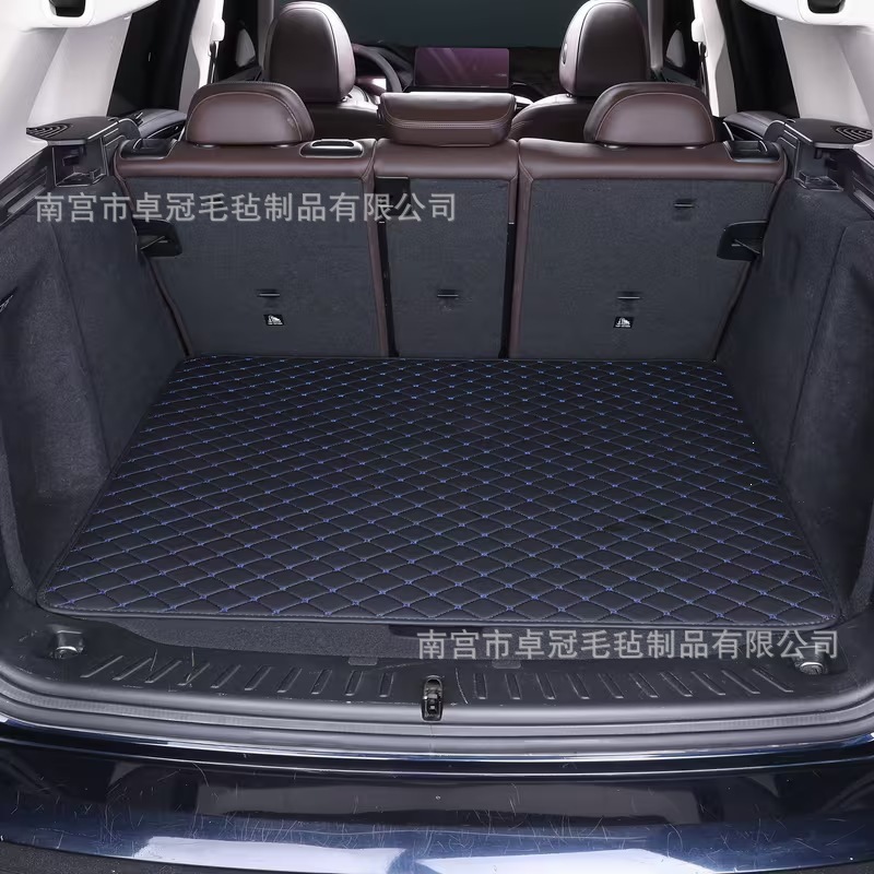 Car Trunk Mat for Cross-Border Trade, Universal for Small Cars, Suvs, and Sedans, Pvc Leather Trunk Mat, Easy to Maintain