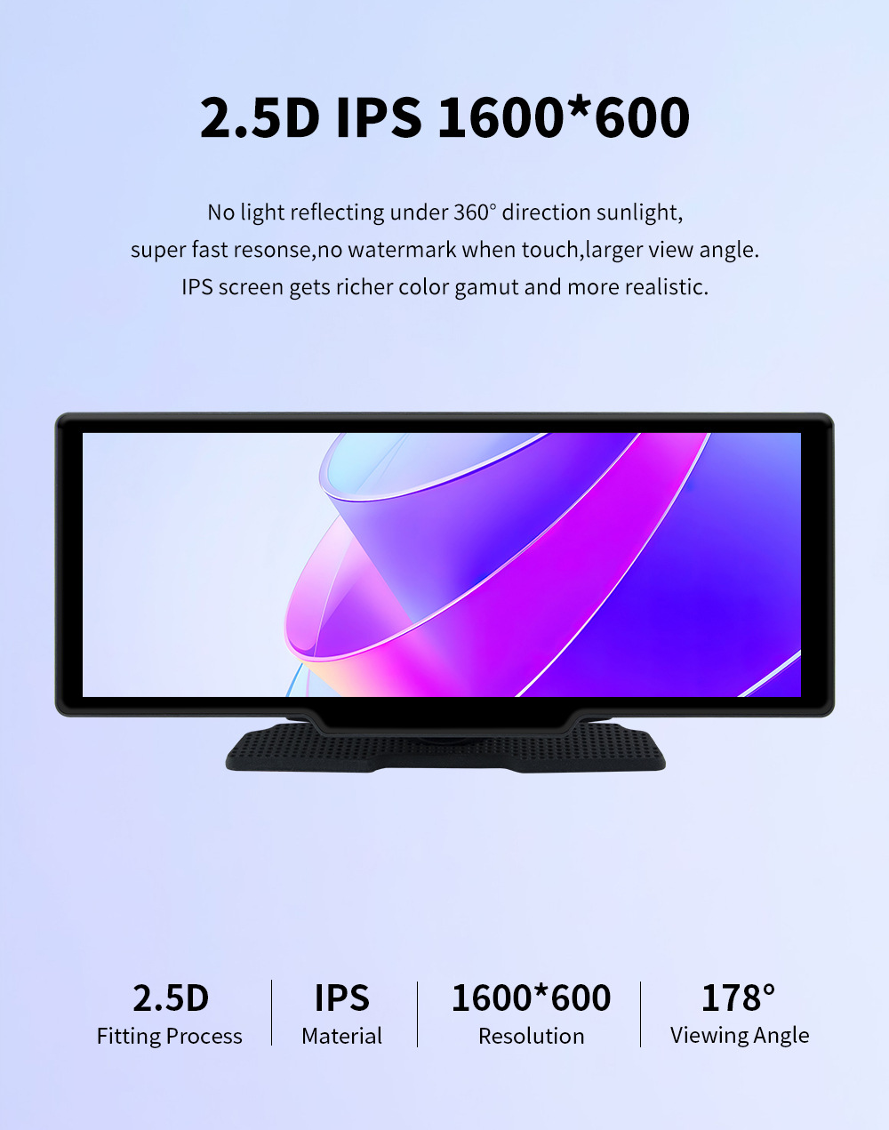 10.26inch Car-Mounted Mp5 Wireless Carplay High-Definition Reversing Camera Bluetooth Radio Ce Certified