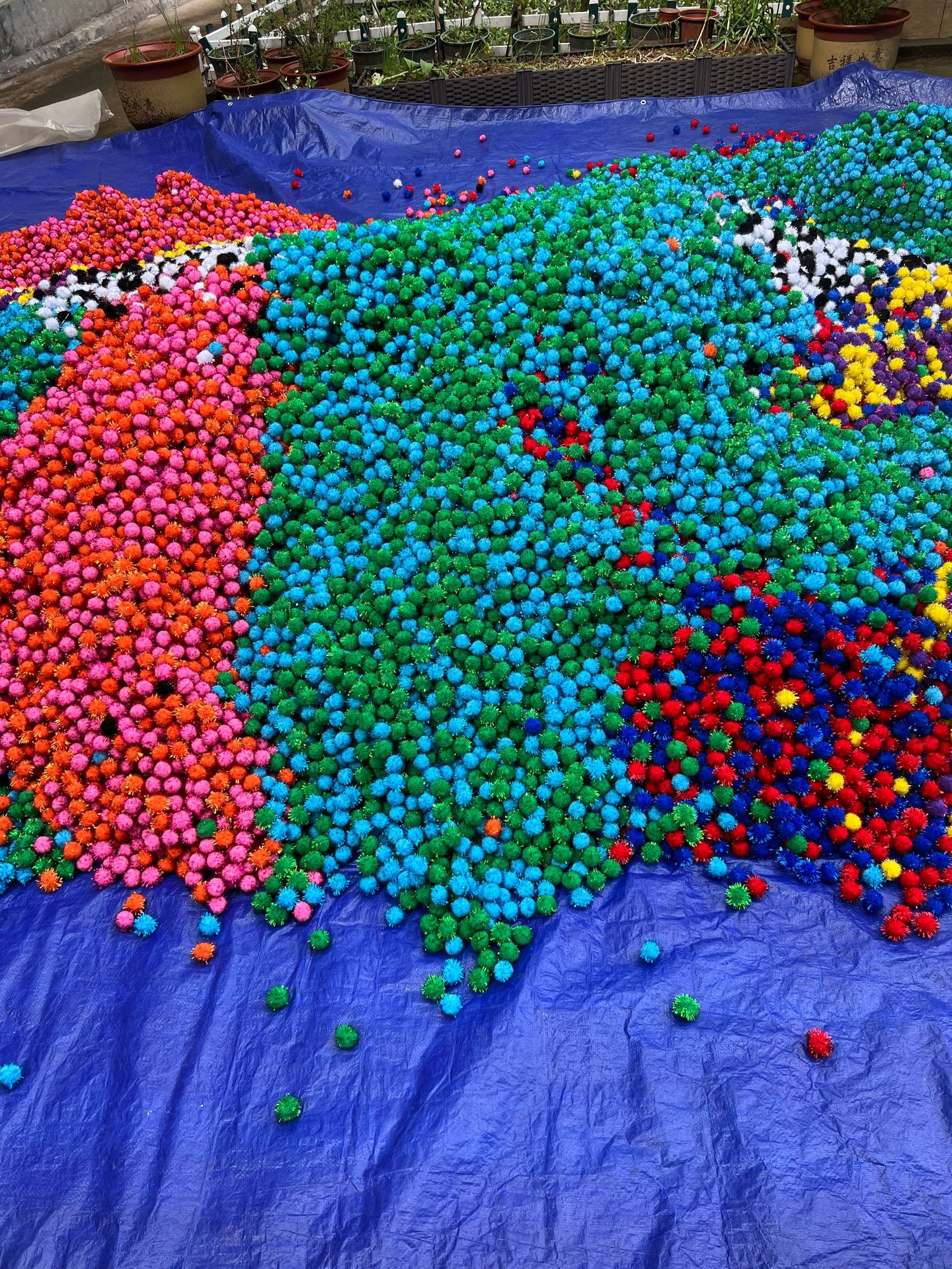 金丝球 七彩金葱球 本色金葱球 DIY幼儿园服装辅料配饰毛球