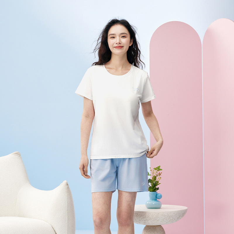 문라이트 화이트/씨솔트 블루 DKW3244B (가슴 패드 포함)