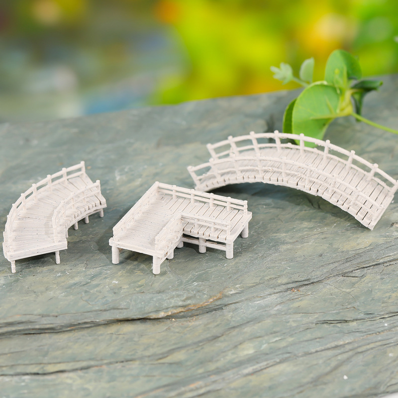 Micro landscape ornaments fish tank landscaping bonsai rockery pavilion ancient building accessories micro landscape national style resin simulation ornaments