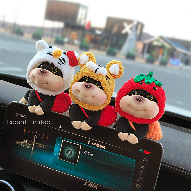 2025 nuevo estilo abeja perro decoración de coche consola central de coche pantalla muñeca de coche muñeca de coche muñeca