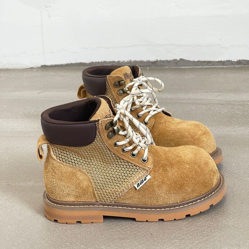 Women's Summer Breathable Sweat-Absorbent Non-Slip Martin Boots Casual Mango-Toe Women's Mesh Short Boots