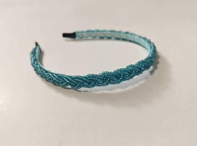 Estilo coreano con cuentas giro tejido diadema fina perla amplia diadema moda nuevo exquisito accesorios para el cabello tocado lote