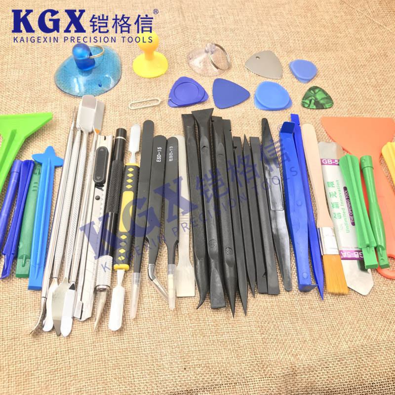 43件套手机电脑笔记本拆机 翘棒 翘片刻刀 防静电镊子 组合工具包