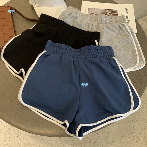 2025 Summer Women Sexy Hot Shorts Short Pants Athletic Fitness Women's Hot Shorts