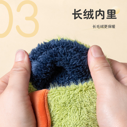 Wholesale Cute Cartoon Lizard Slippers for Toddlers, Warm and Non-Slip Children's Slippers with Heel, Indoor and Outdoor Cotton Slippers