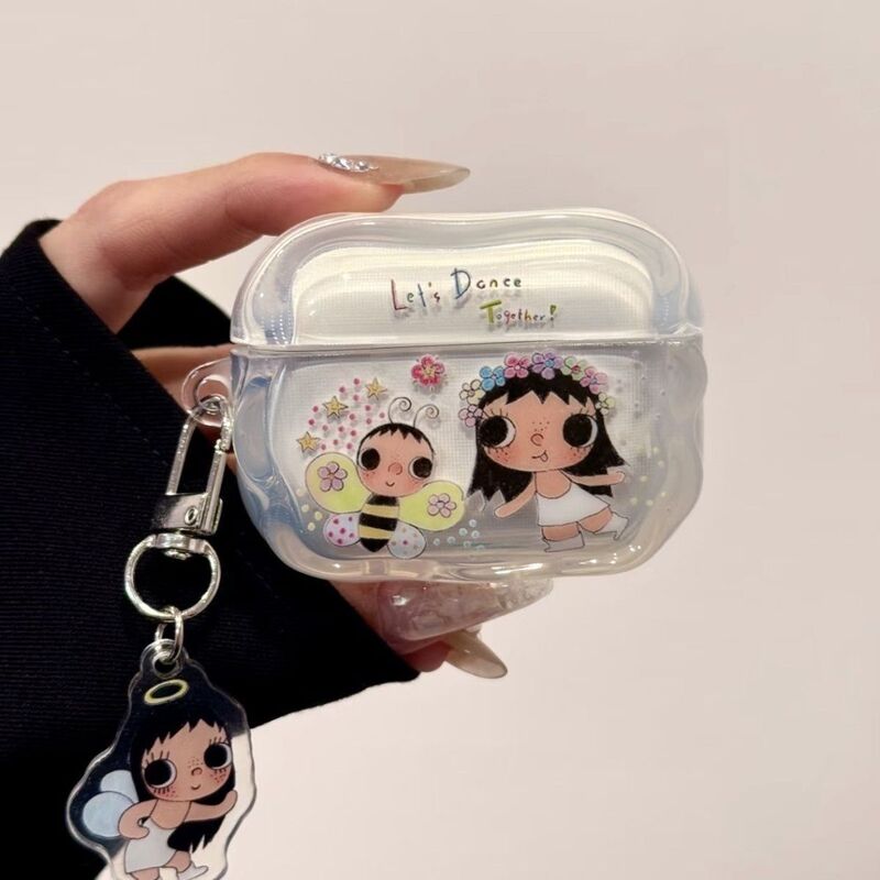 Bee Xiaoyu Suitable for Airpods4 Bluetooth Headphone Protective Case Huaqiangbei 5Th Generation Airpodspro3 Protective Case Bee Xiaoyu Suitable for Airpods4 Bluetooth Headphone Protective Case Huaqiangbei 5Th Generation Airpodspro3 Protective Case