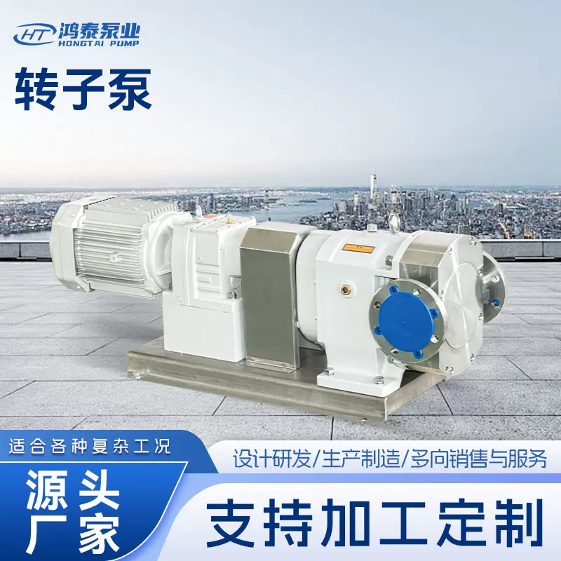 宁波鸿泰泵业转子泵 混合物料输送专用高卫生级别转子泵加工定制