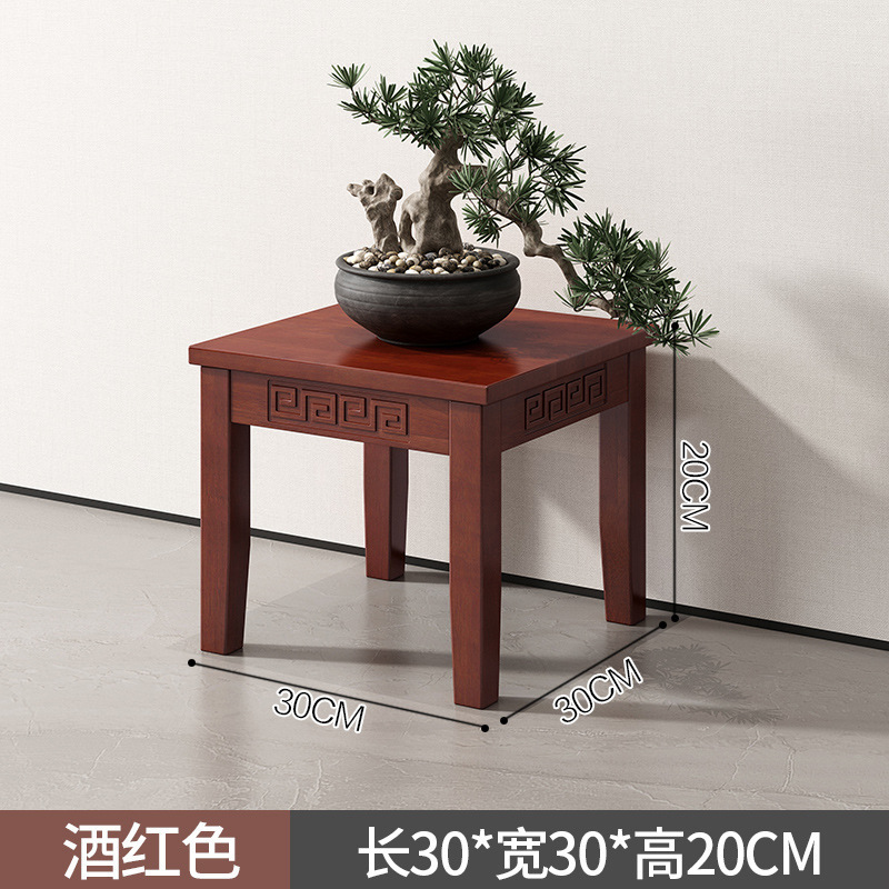 フラワースタンド収納ラックバルコニー床置き屋内リビングルーム装飾装飾品フラワーテーブル無垢材多層多肉植物植木鉢棚|undefined
