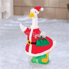 跨境门廊鹅衣服 lawn goose clothing 2025新款圣诞节大白鹅服装