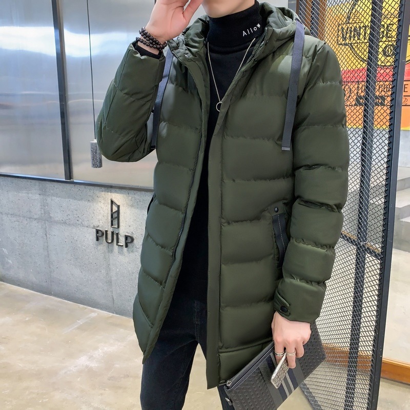 Transfronterizo 5XL - 8X chaqueta de algodón de pluma para hombres otoño y invierno grueso chaqueta de algodón cálida para hombres suelta chaqueta de algodón a prueba de frío chaqueta de tamaño extra