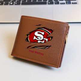 跨境爆款照片UV彩印钱包父亲节母亲节日礼物DIY图片零钱包皮夹包