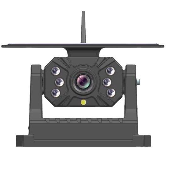 Güneş enerjili kablosuz manyetik emme kurulum gerektirmeyen dahili pil 1080P dijital kablosuz ters çevirme sistemi DVR kaydı 128G