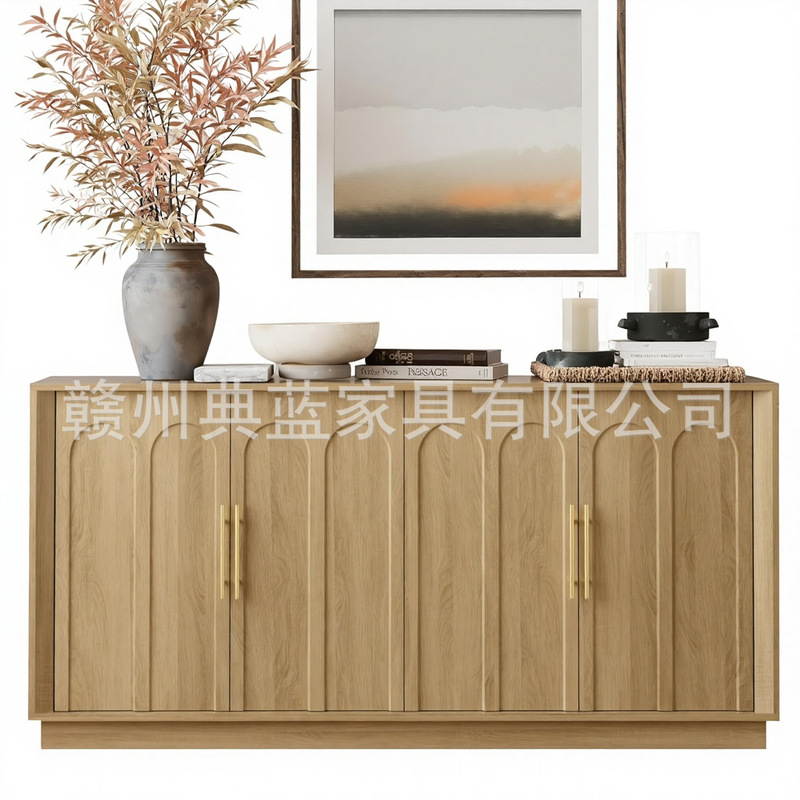 Modern panel furniture sideboard with drawers, coffee bar, Amazon cross-border source factory wholesale sideboard Modern panel furniture sideboard with drawers, coffee bar, Amazon cross-border source factory wholesale sideboard