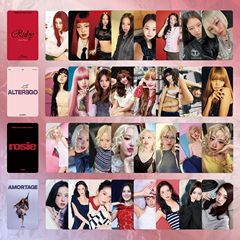 BlackP粉墨JENNIE写真カード金ジェニーリサ個人ソロアルバム周辺カード