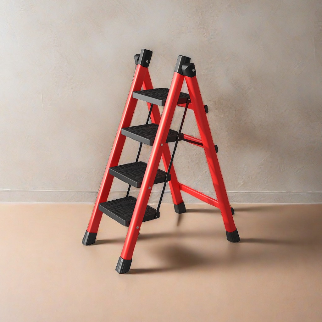梯子家用折叠梯加厚碳钢人字梯移动楼梯伸缩梯步梯多功能室内