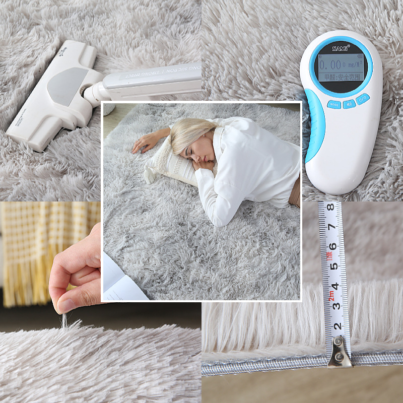 Nórdico ins estilo lindo alfombra sala de estar dormitorio mesa de café alfombra de la habitación de la muchacha de cabecera del hogar felpa engrosada Manta