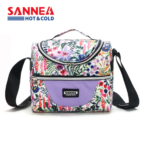 SANNE thickened lunch bag, portable children's lunch bag, outdoor picnic insulated lunch box bag, cross-border cold storage ice bag