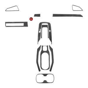 Suitable for Toyota 19-23 Corolla Rayling Rui Set of Carbon Fiber Central Control Steering Wheel Modification Decorative Stickers