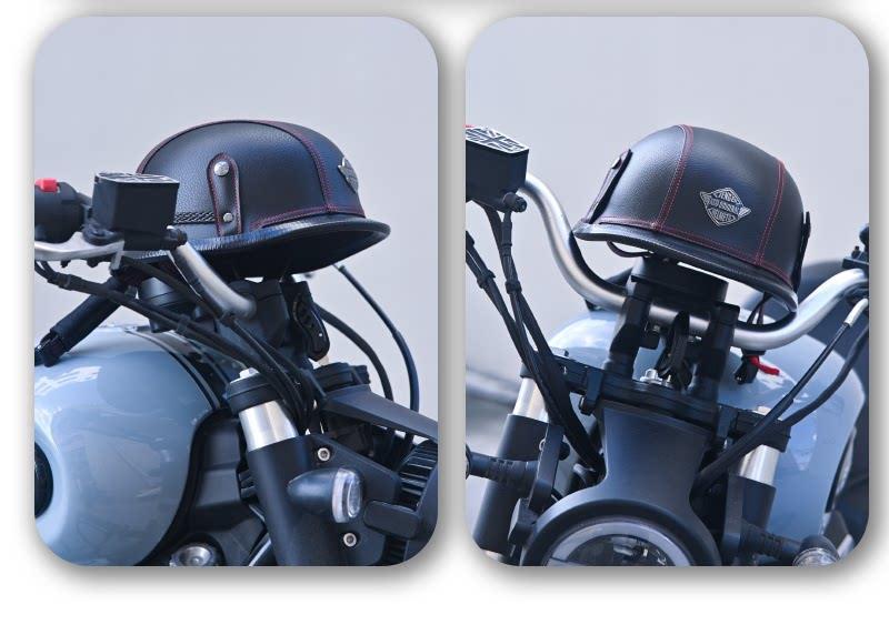 3C German-Style Soldier Helmet Retro Cruiser Motorcycle Half Helmet Large Head Circumference Motorcycle Helmet for Men and Women Electric Vehicle Helmet
