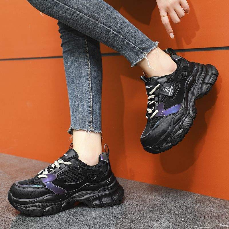 Summer breathable fashionable work shoes platform
