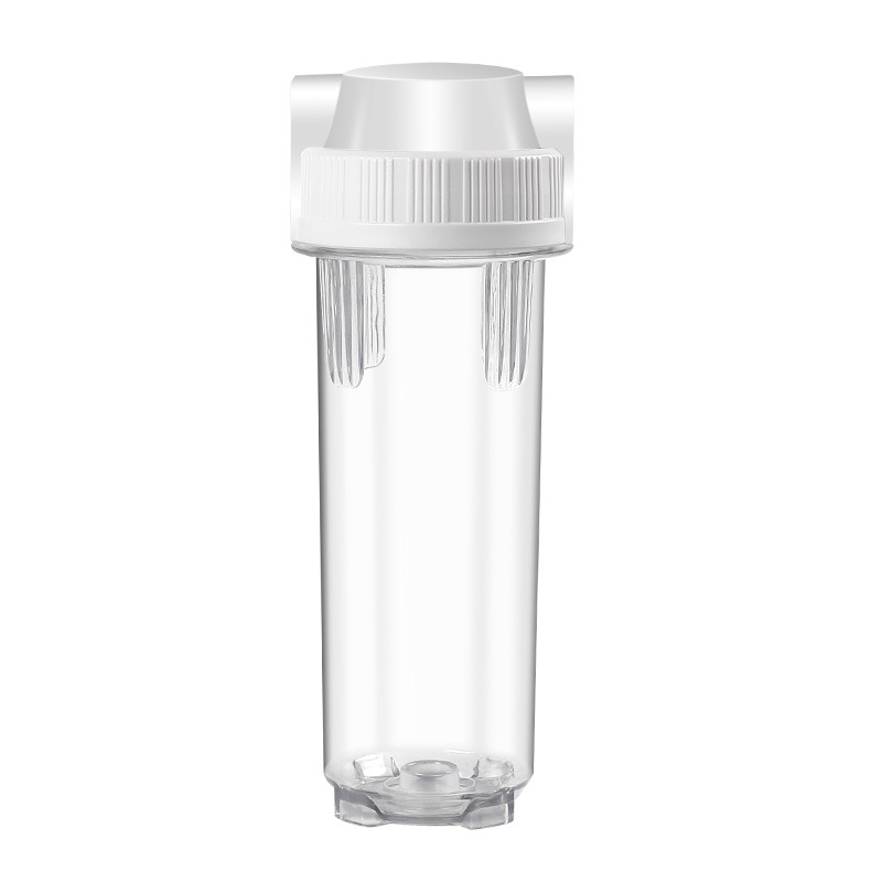 Filtro purificador de agua para el hogar cáscara de la botella Filtro de 10 pulgadas prefiltro de agua del grifo accesorios purificador de agua botella transparente