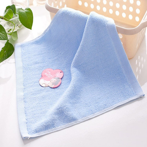 Manufacturer bamboo fiber color broken square towel small towel wholesaler super gift absorbent children's bamboo fiber square towel