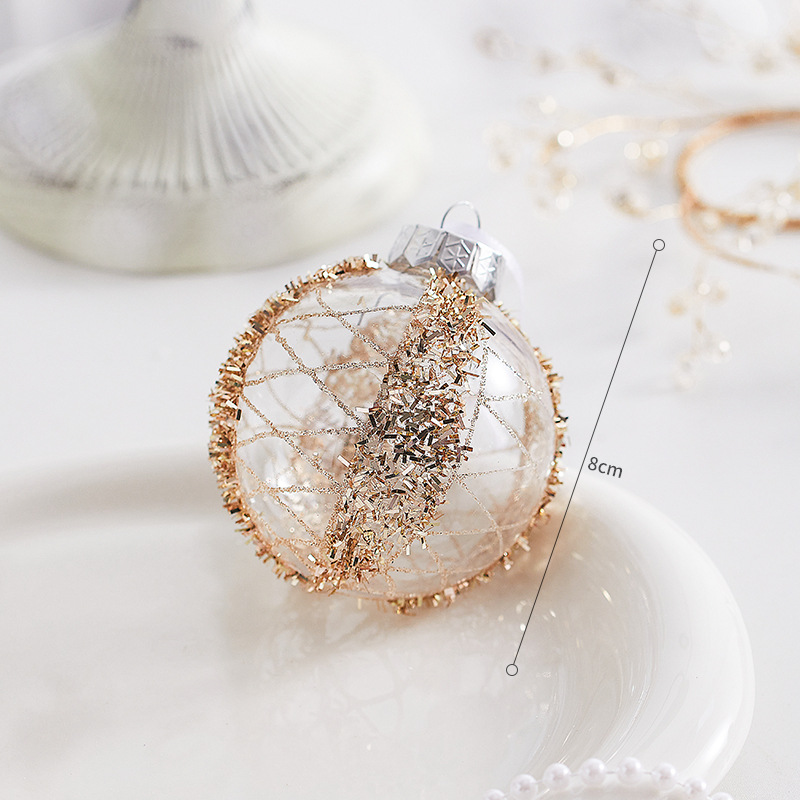 Colgante de Navidad decoración árbol de Navidad hecha a mano DIY decoración escena diseño pequeño regalo atmósfera colgante bola de Navidad