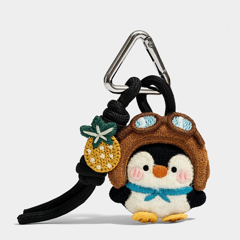 Cartoon cute bag pendant small toy Korean-style denim dog mobile phone strap plush keychain accessory Cartoon cute bag pendant small toy Korean-style denim dog mobile phone strap plush keychain accessory