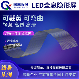 Led Holographic Screen Transparent Flexible Film Screen High-Definition Display 3D Naked Eye Indoor Display