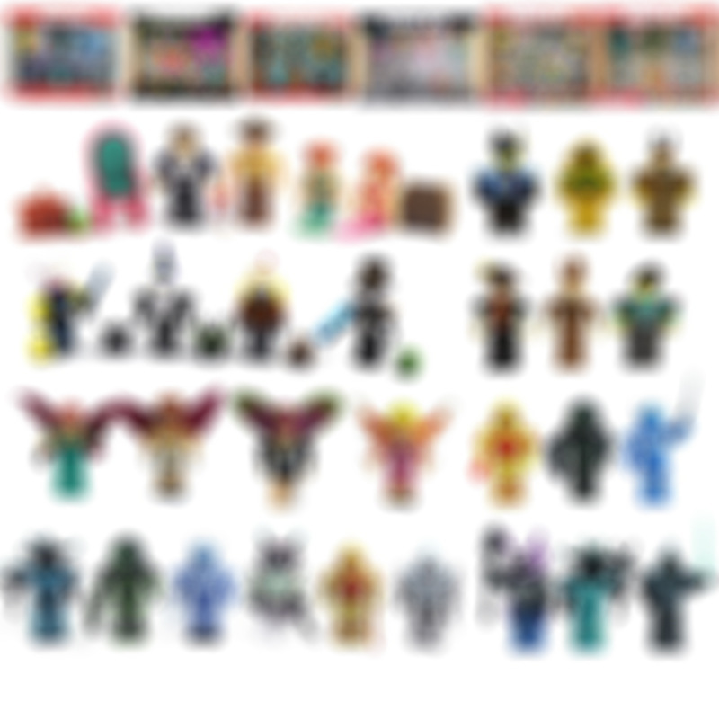 Cross-Border 6-9cm Doll Game Surrounding Block Doll Toy Prison Escape Laboratory Boxed Bag