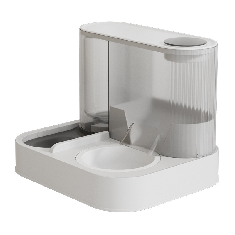 Tazón para gatos, alimentador automático para perros, dispensador automático de agua para gatos, artículos para mascotas, tazón para mascotas de gran capacidad 2 en 1