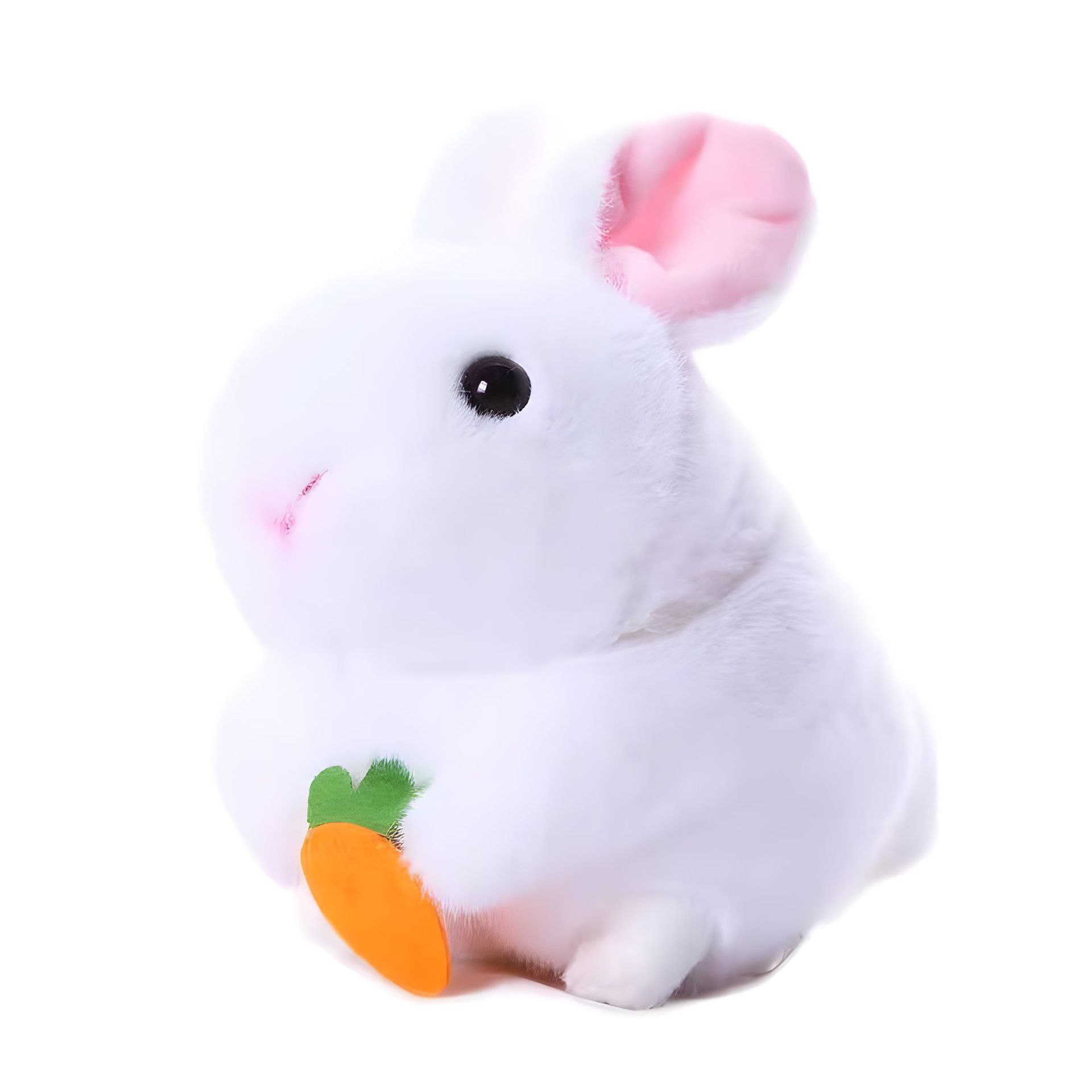 Discutir muñecas de peluche de venta caliente conejo blanco hámster colas de niños muñecas de cable juguetes de regalo de cumpleaños interactivos