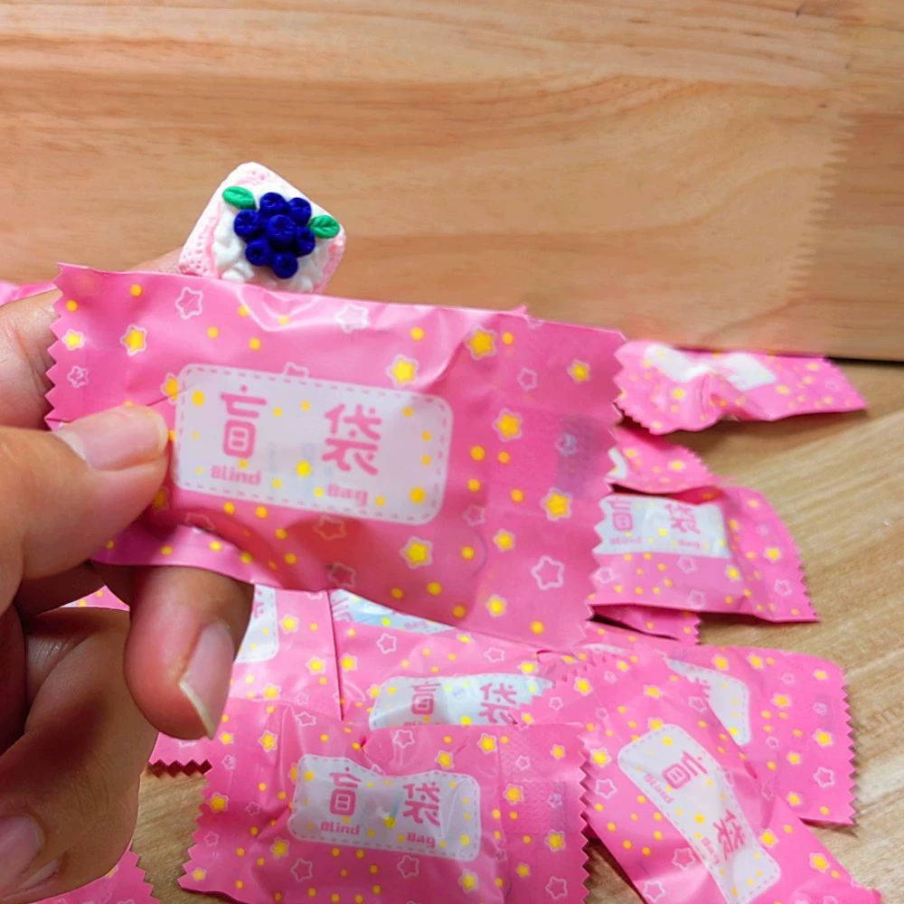 Новая миниатюрная игрушка-еда в слепом пакете: полимерная миниатюра для самостоятельной сборки, имитация продуктов из супермаркета, мини-бутылка напитка, модель для мини-маркета