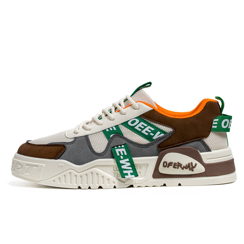 Zapatos de hombre 2024 verano nuevo nicho de suela gruesa zapatos de moda deportivos casuales zapatos de skate de moda para hombres