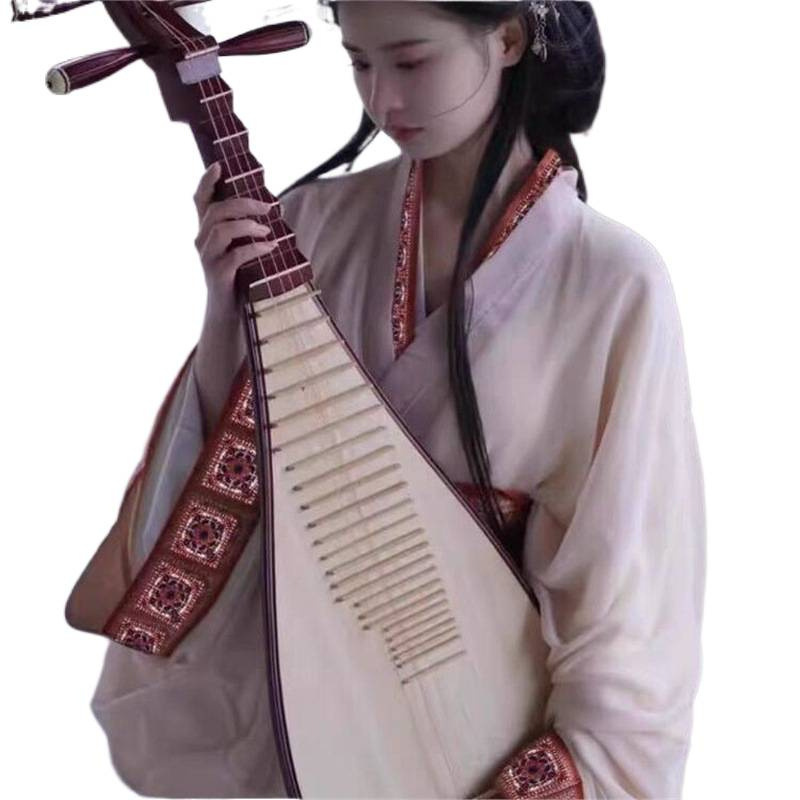 战国袍汉服女成人古装春夏款古风魏晋南北朝直裾套装女款高个子|undefined