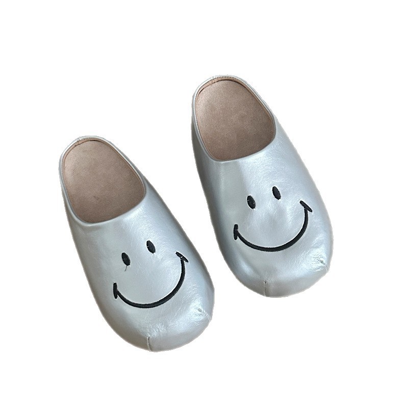 【孟子儀と同じスタイル】SMILEY スマイリーフェイス ハーフスリッポン デイリー 厚底 ビルケンシュトック ミュラー スリッポン|undefined