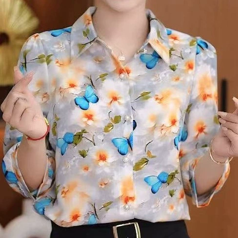 2025 летний новый кардиган с принтом